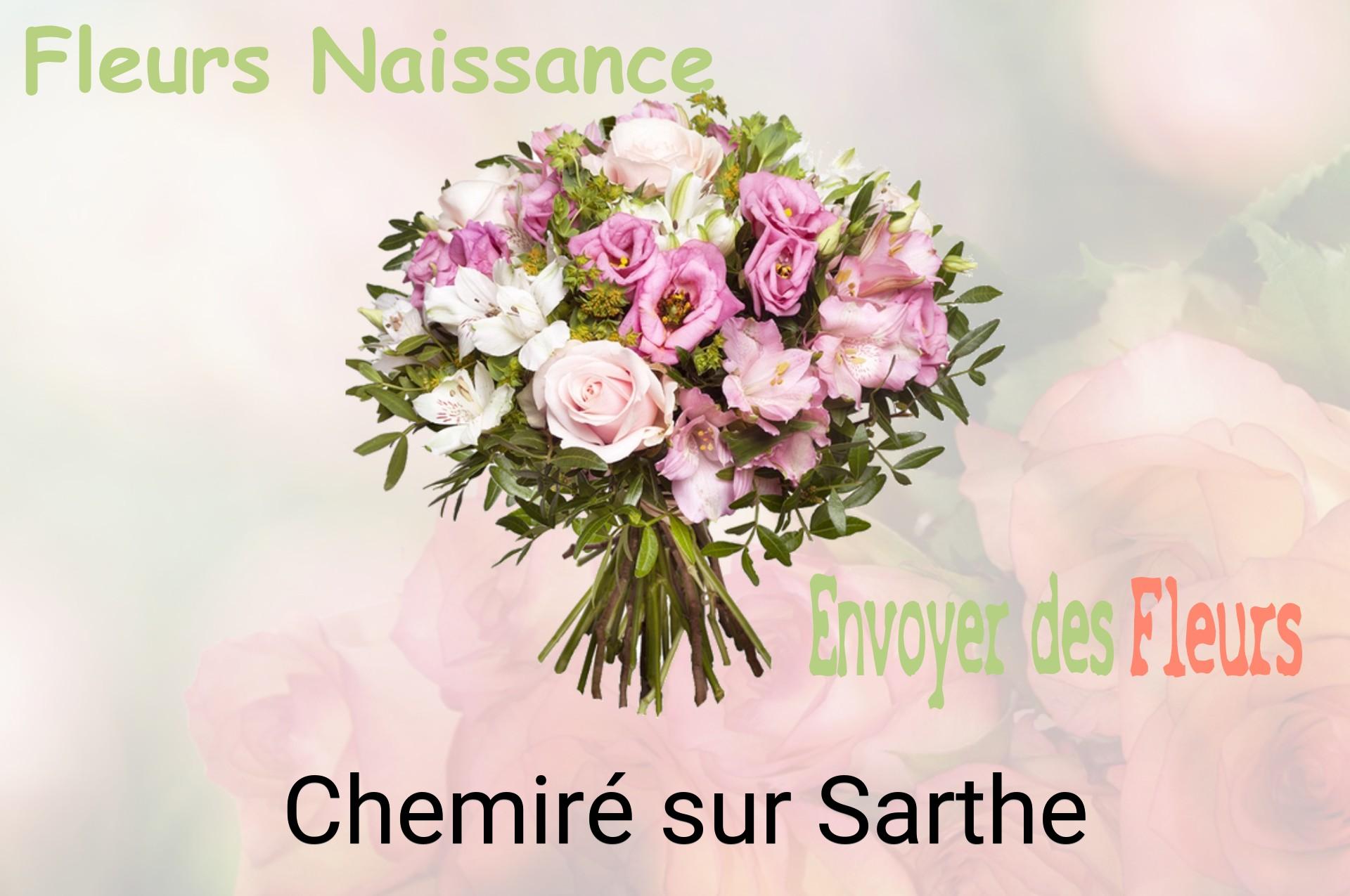 Bouquet de fleurs de naissance livré à Chemiré-sur-Sarthe